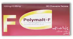 Polymalt F 100 Mg Plus 0.35 Mg Tablets 30s